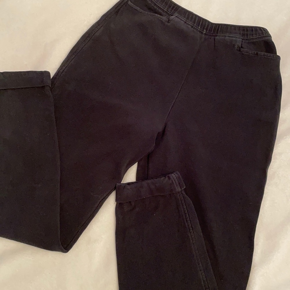 Lands’ End high rise knit winter pants size S 6-8